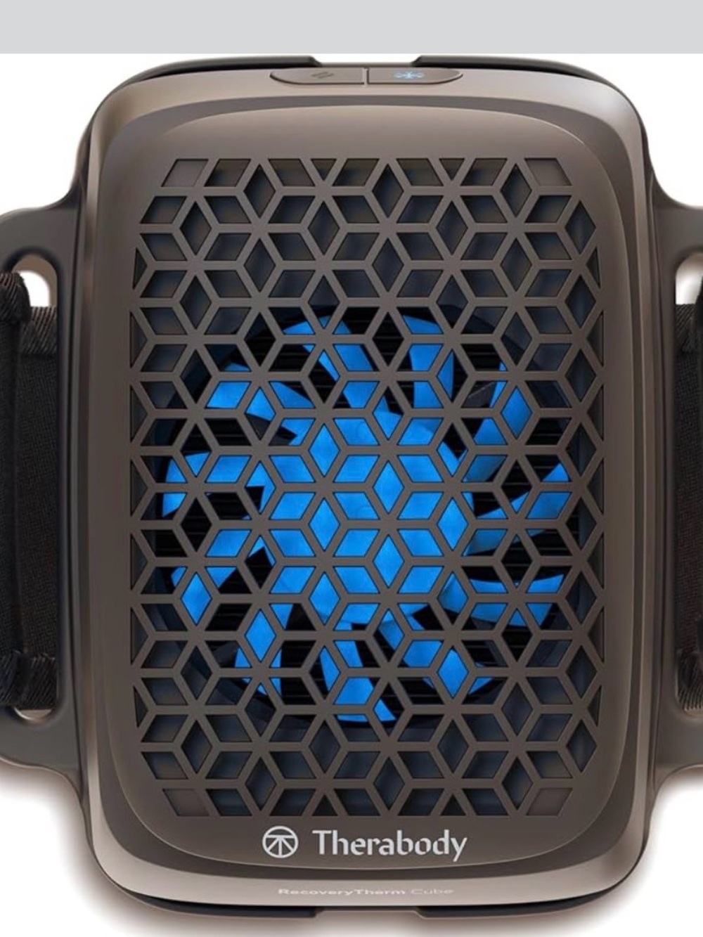 Therabody Cold Therapy Unit in Brown with Blue Accent